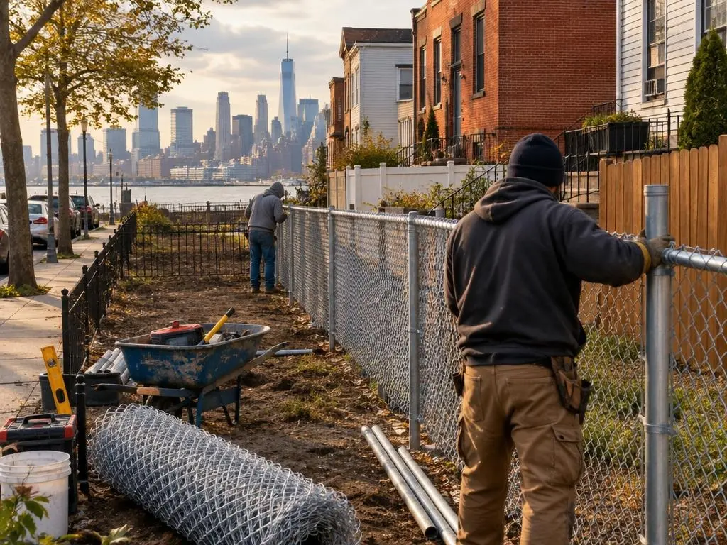 Chain Link Fence Installation in Jersey City, NJ